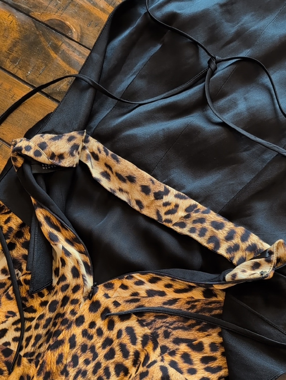 Juan Carlos Obando Leopard Halter Top Dress Barney's New York - Picture 7 of 10